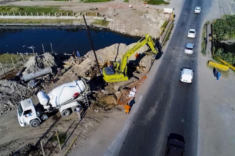 Quilmes: Avanza la obra de reemplazo de puentes en la Ruta Provincial N° 14