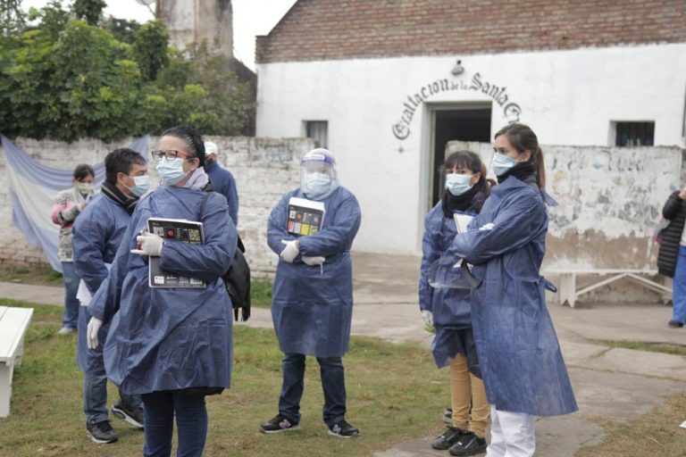 El Municipio de Quilmes avanza en la búsqueda activa de casos de coronavirus en los barrios Dreymar y El Tala