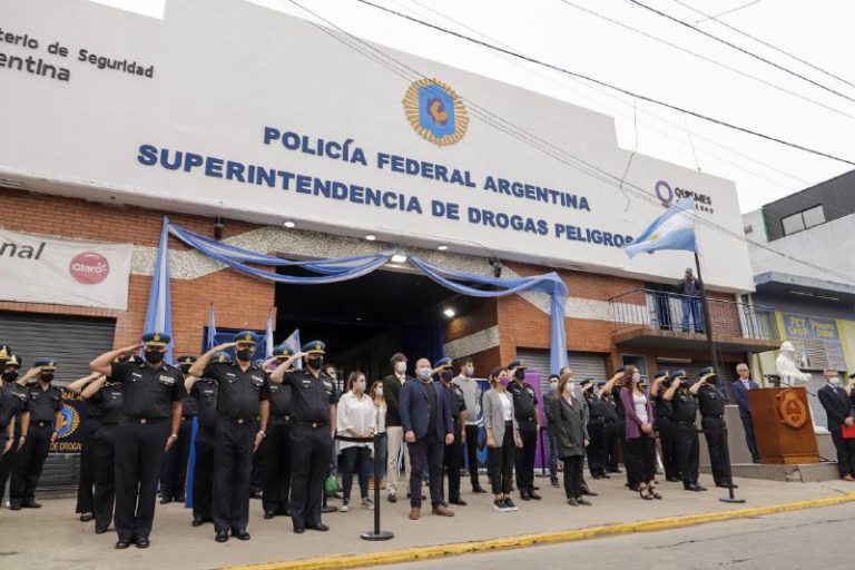 Inauguración de la primera sede de la Superintendencia de Drogas Peligrosas de la Policía Federal